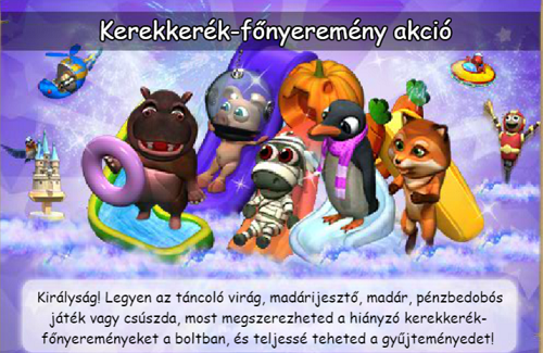 Kerekkerék- főnyeremény akció