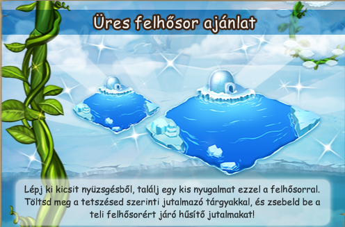 Sarkvidéki nyugalom felhősor