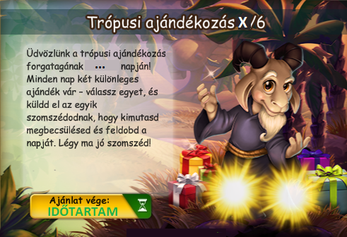 Trópusi ajándékozás